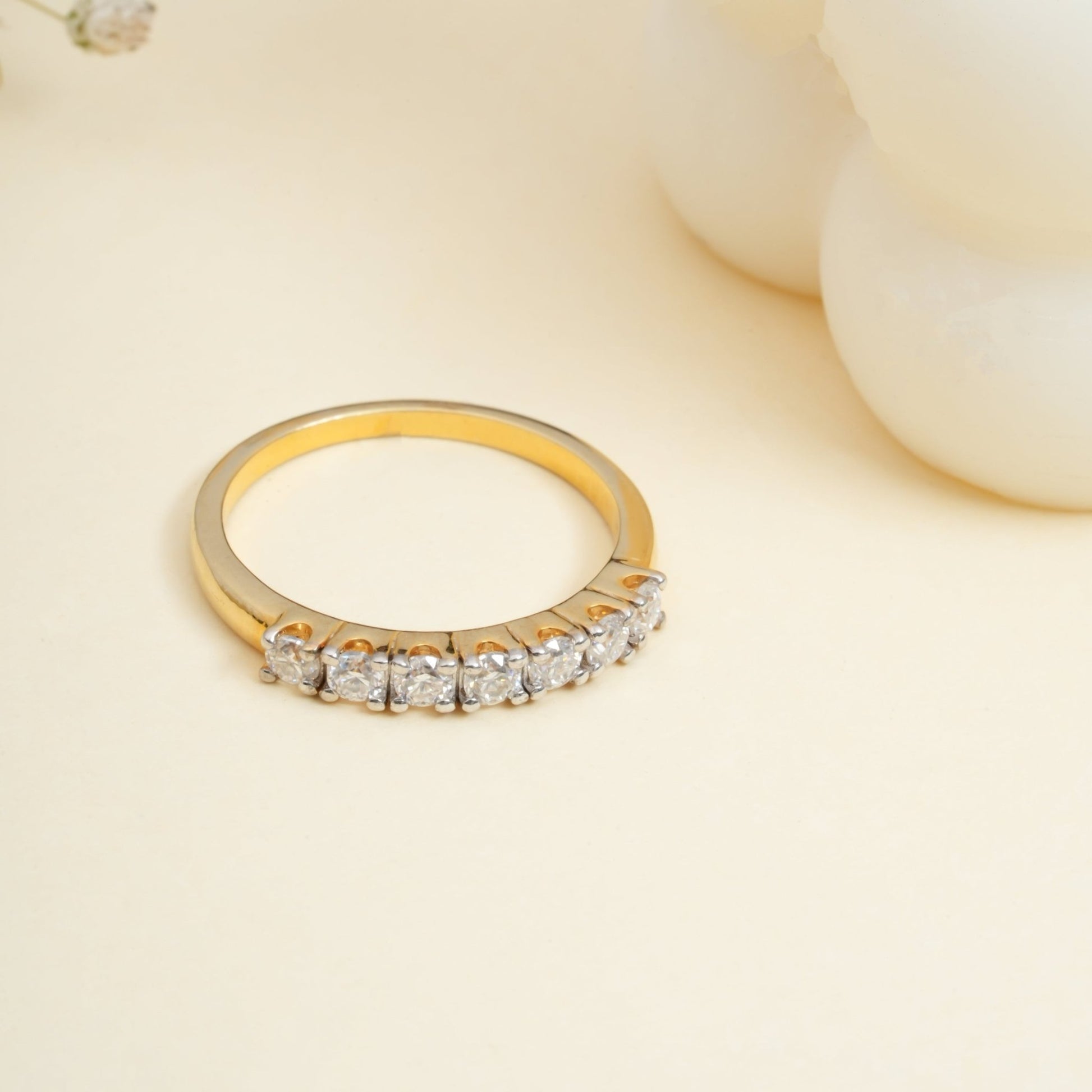 925 Sterling Silver Band Diamond Ring - orebella - store