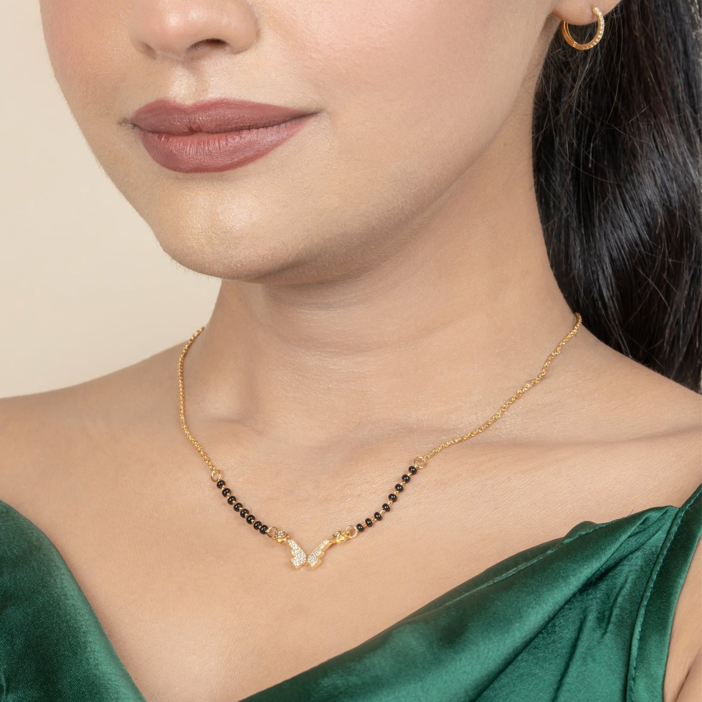 Butterfly Silver Mangalsutra - orebella - store