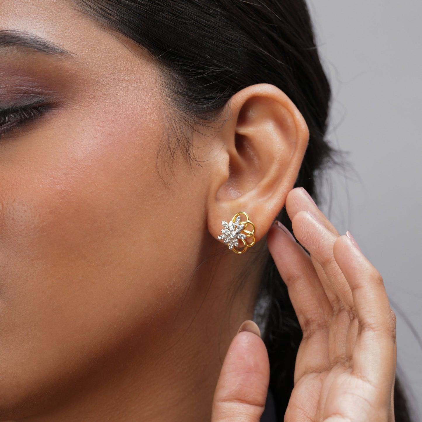 Flower Stud Earring - orebella - store