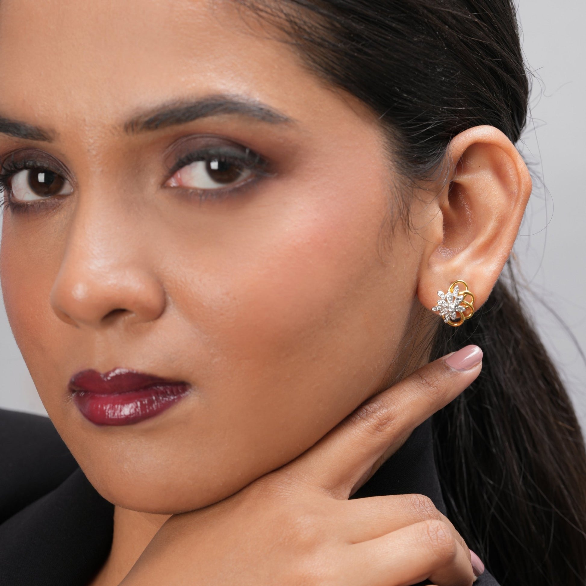 Flower Stud Earring - orebella - store