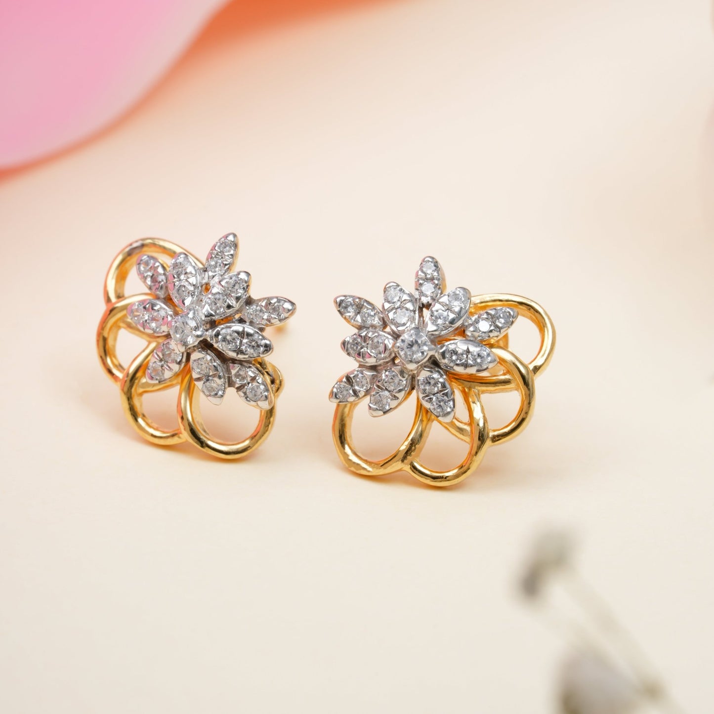 Flower Stud Earring - orebella - store