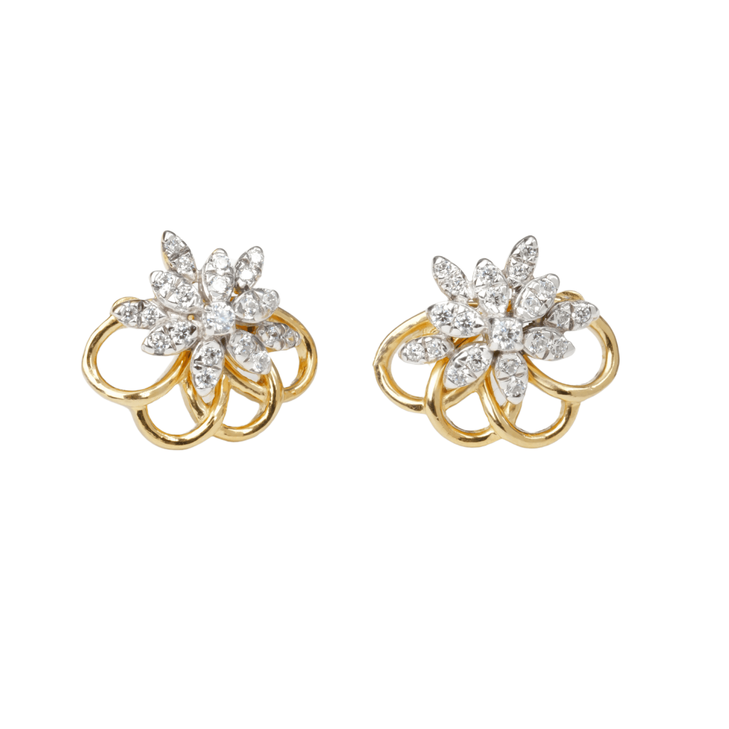 Flower Stud Earring - orebella - store