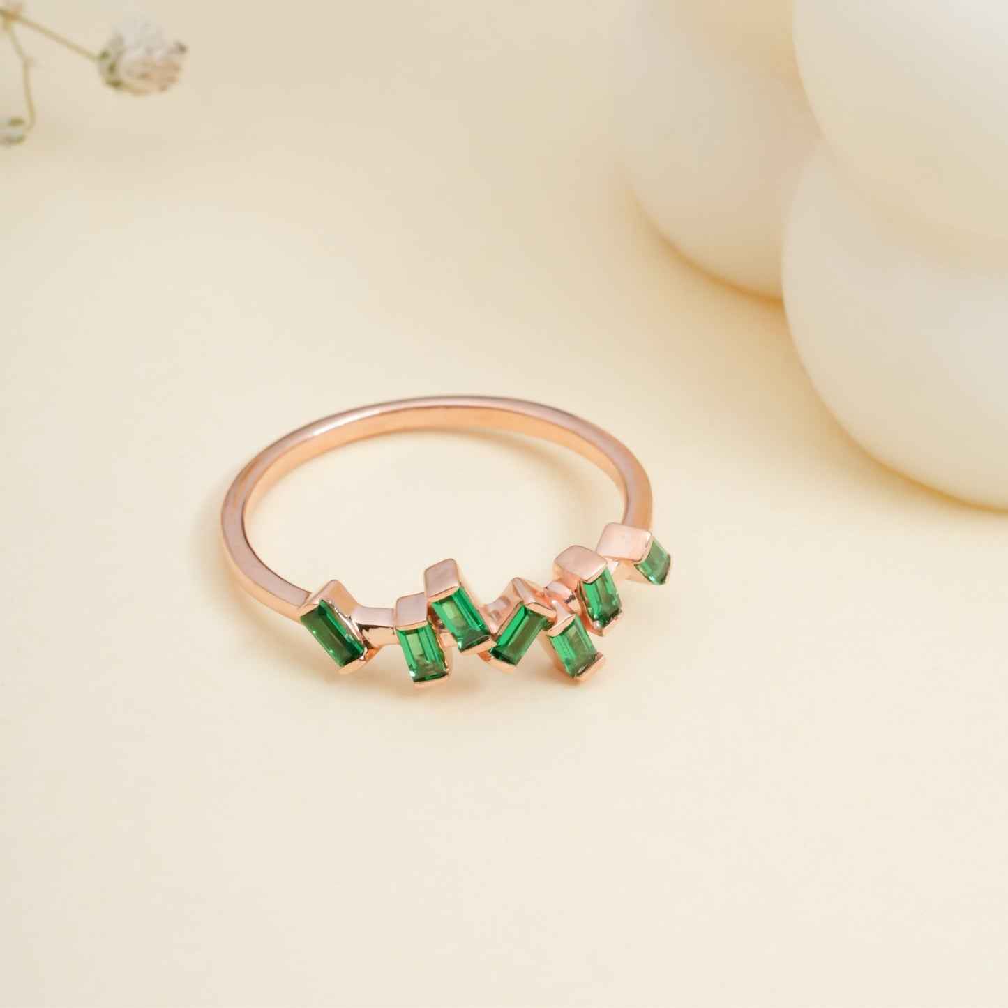 Green Bugget Ring for Woman - orebella - store