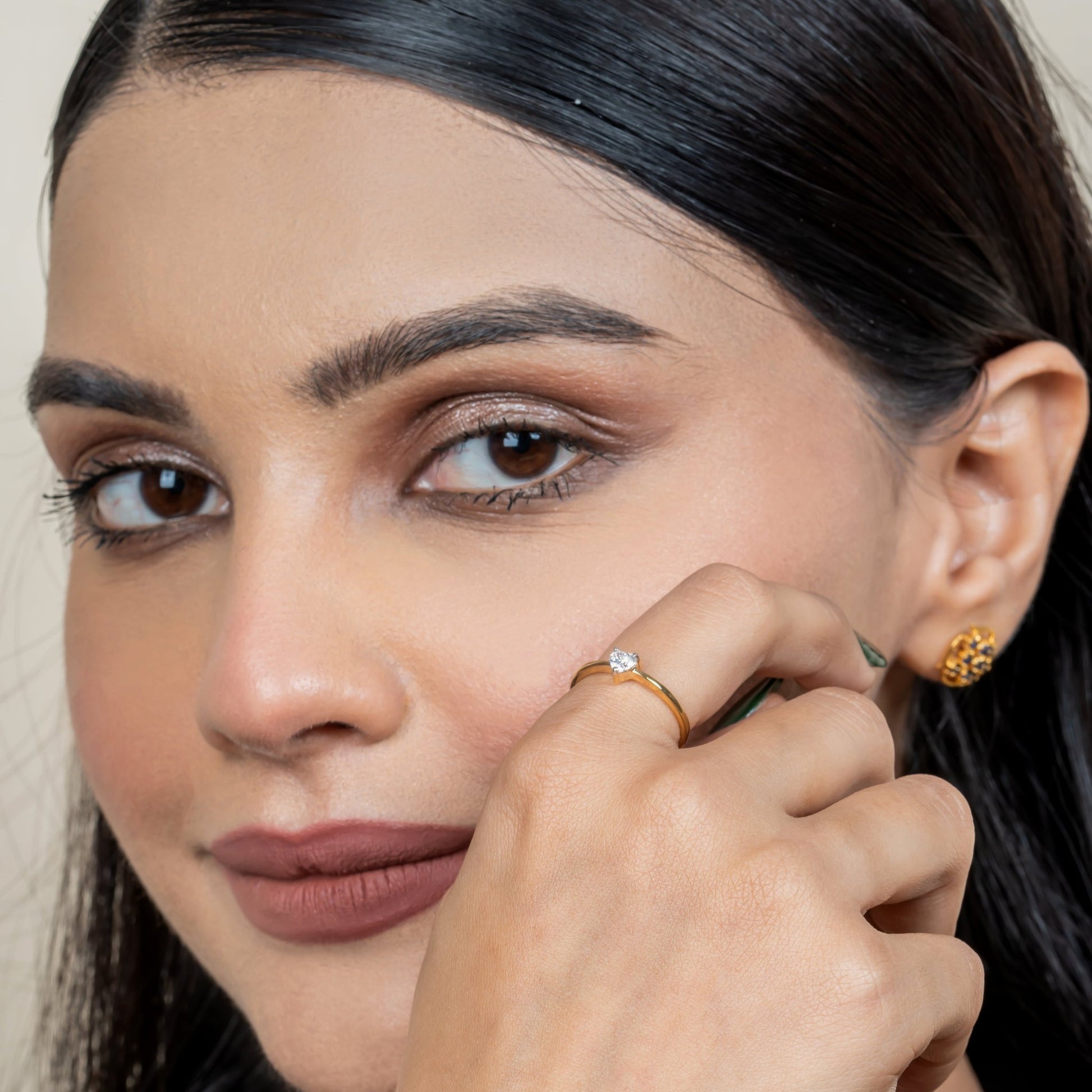 Heart Solitaire Diamond Ring for Woman - orebella - store