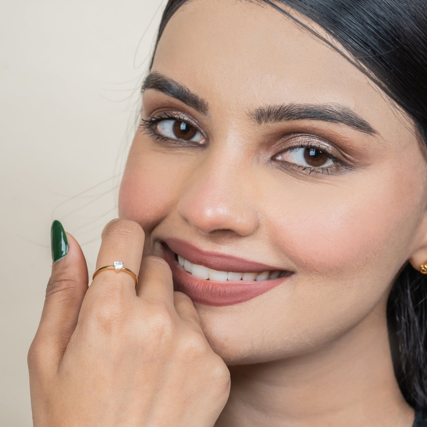 Heart Solitaire Diamond Ring for Woman - orebella - store