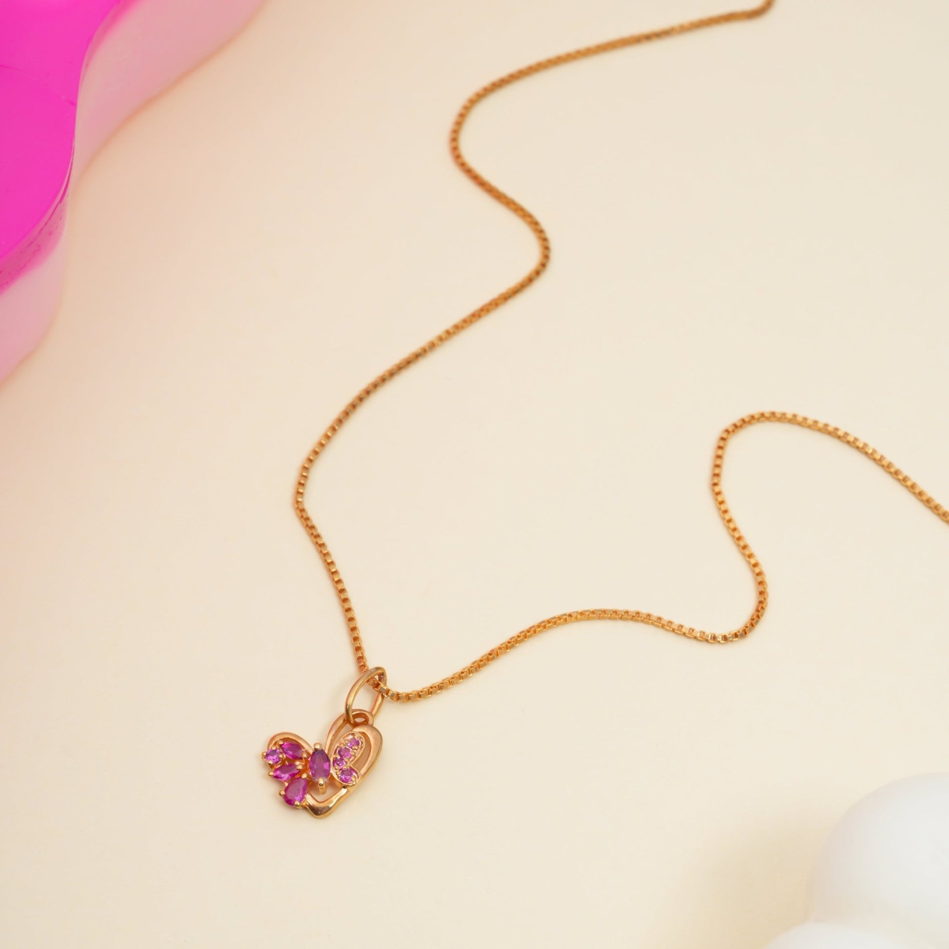 Heartbeat Chain Pendant - orebella - store