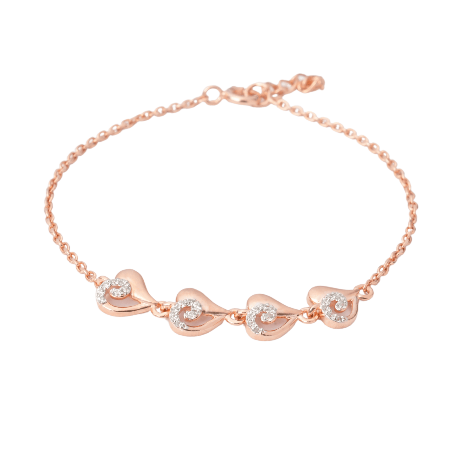 Lover Heart Diamond Bracelet for Women - orebella - store