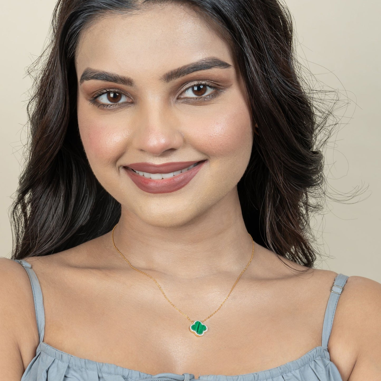 Malachite Chain Pendant - orebella - store