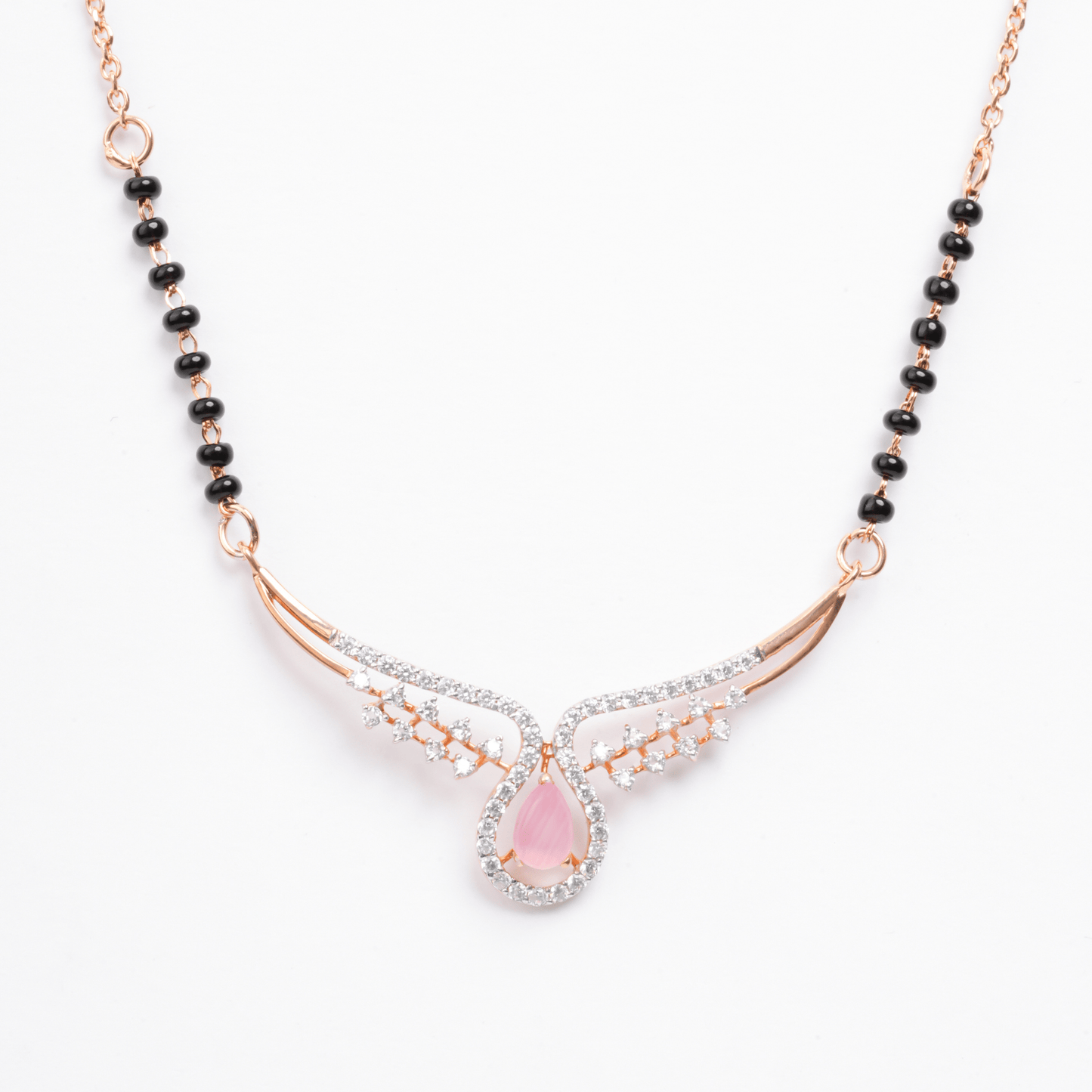 Monalisa Stone Silver Mangalsutra - orebella - store