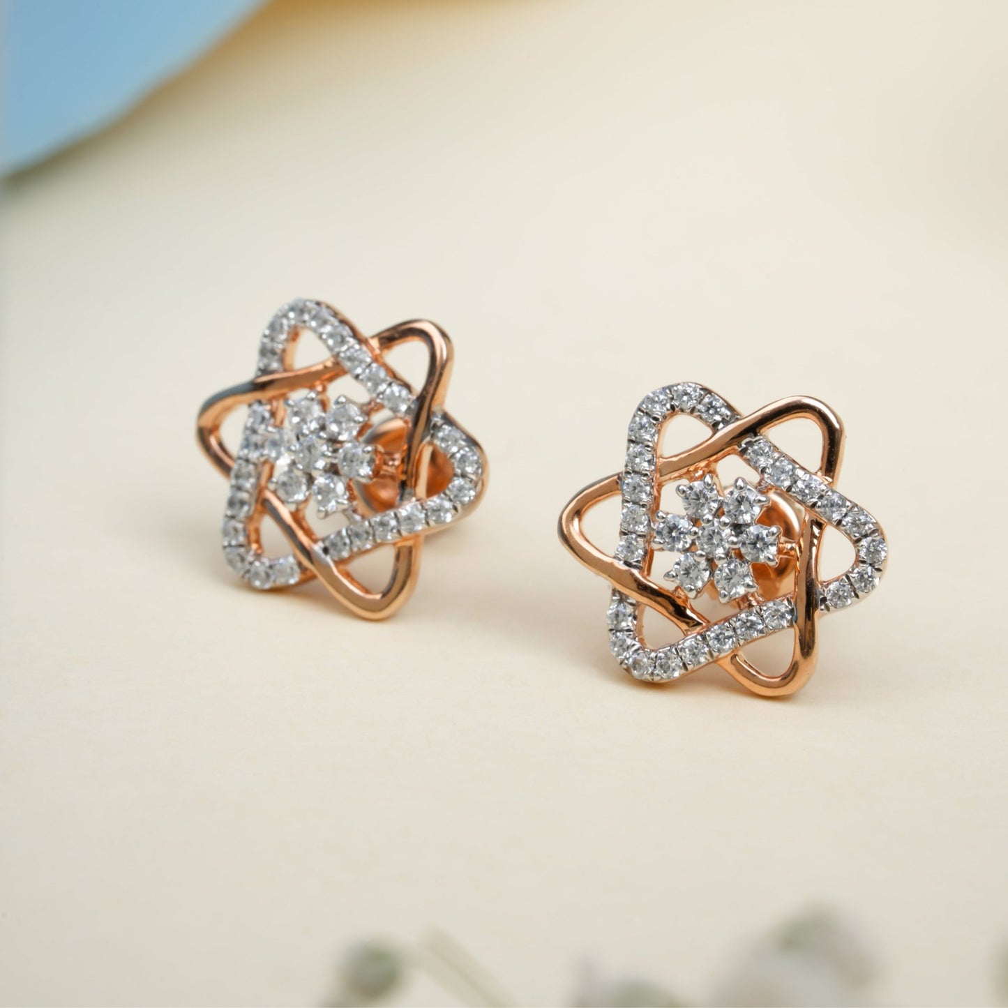 Moonlight Diamond Stud Earring - orebella - store