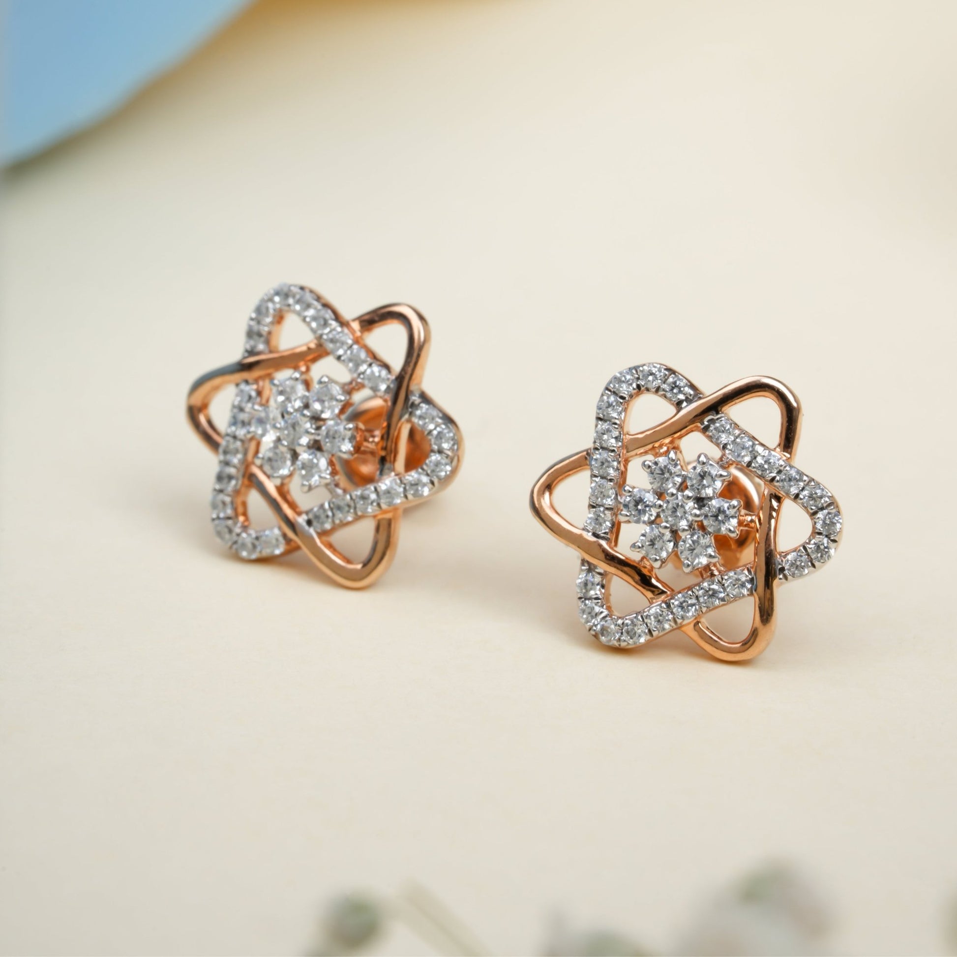 Moonlight Diamond Stud Earring - orebella - store