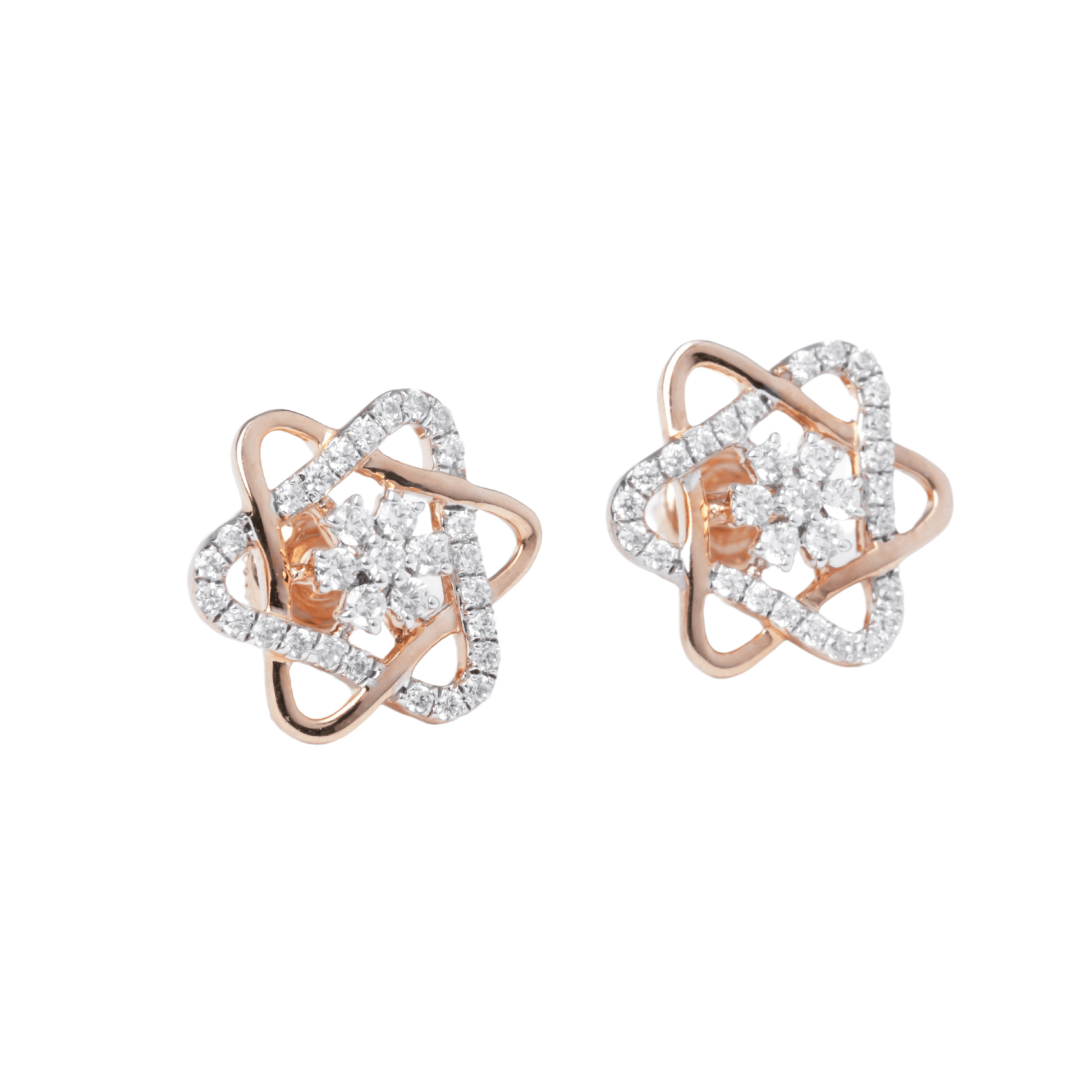 Moonlight Diamond Stud Earring - orebella - store