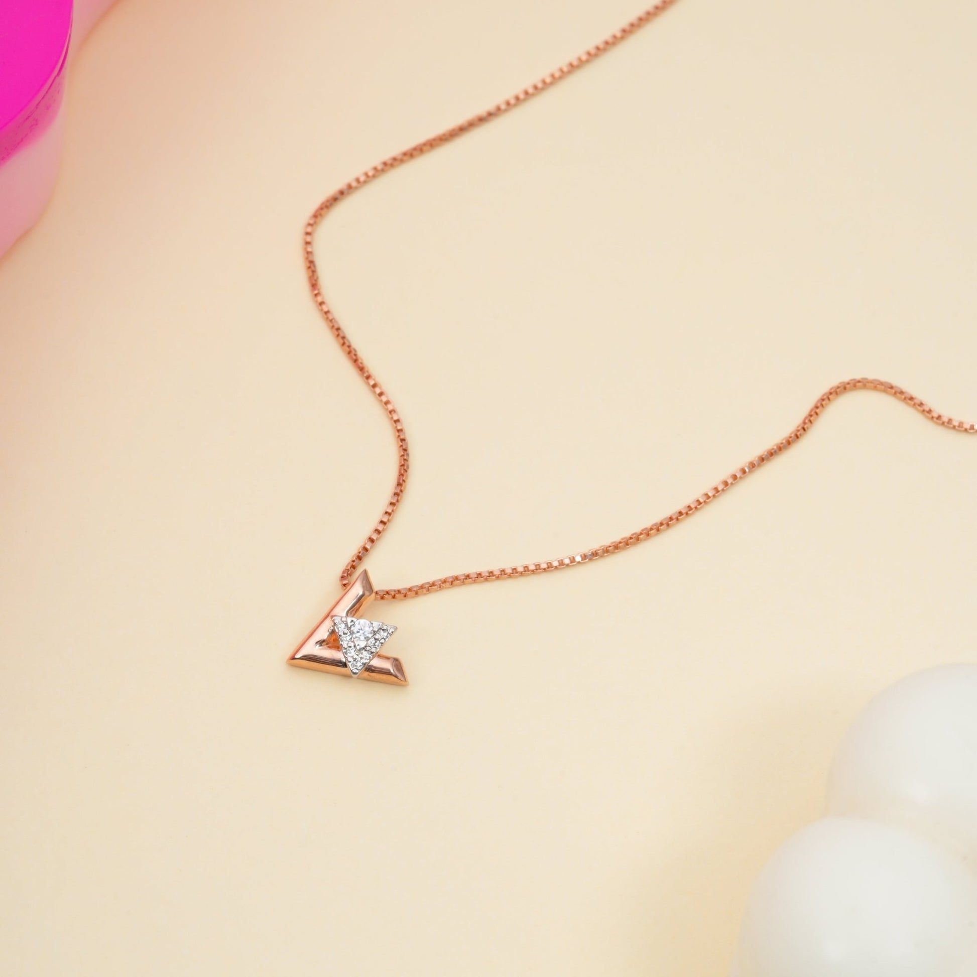 Pyramid Chain Pendant for Women - orebella - store