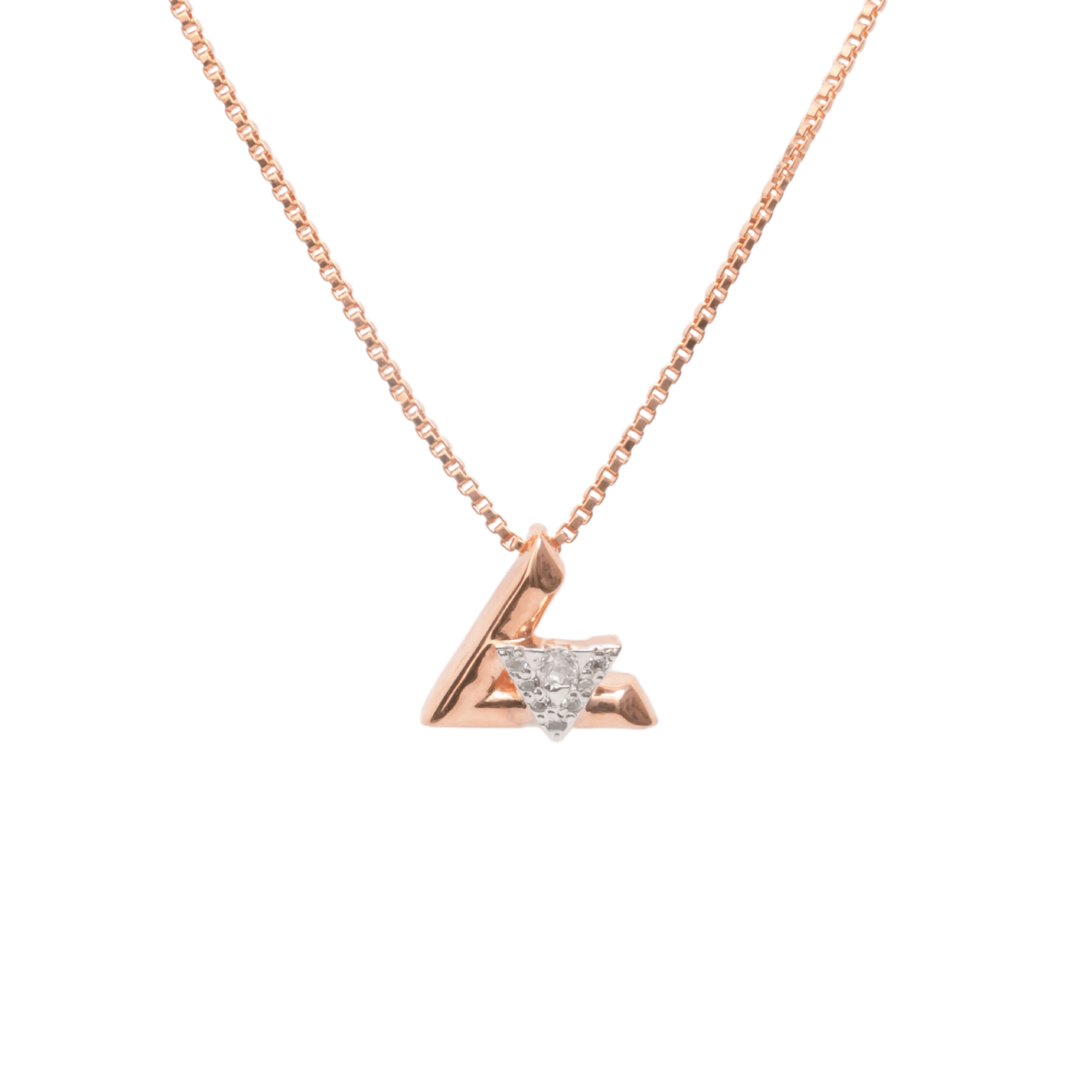 Pyramid Chain Pendant for Women - orebella - store