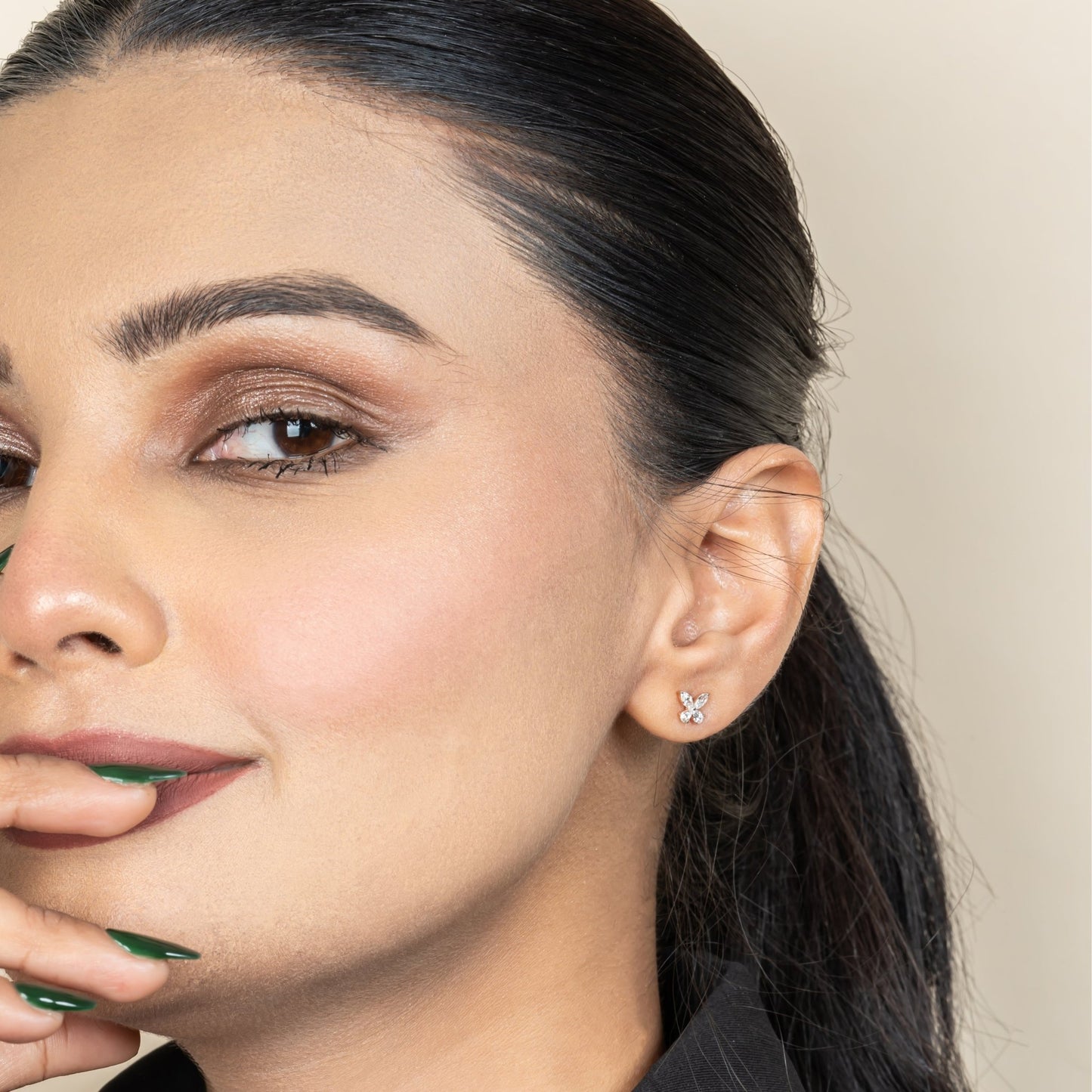 Siya Silver Stud for Women - orebella - store