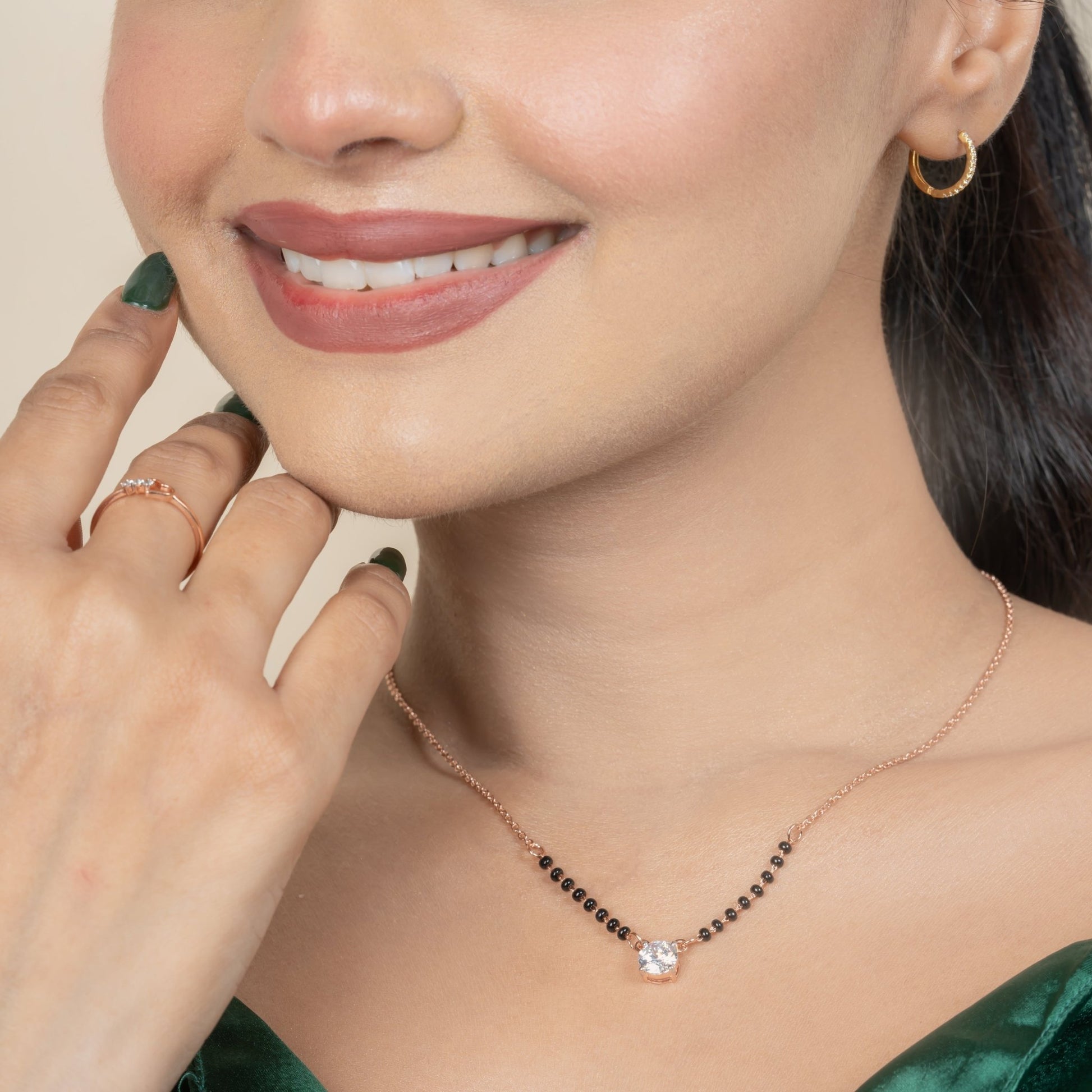 Solitaire Mangalsutra - orebella - store