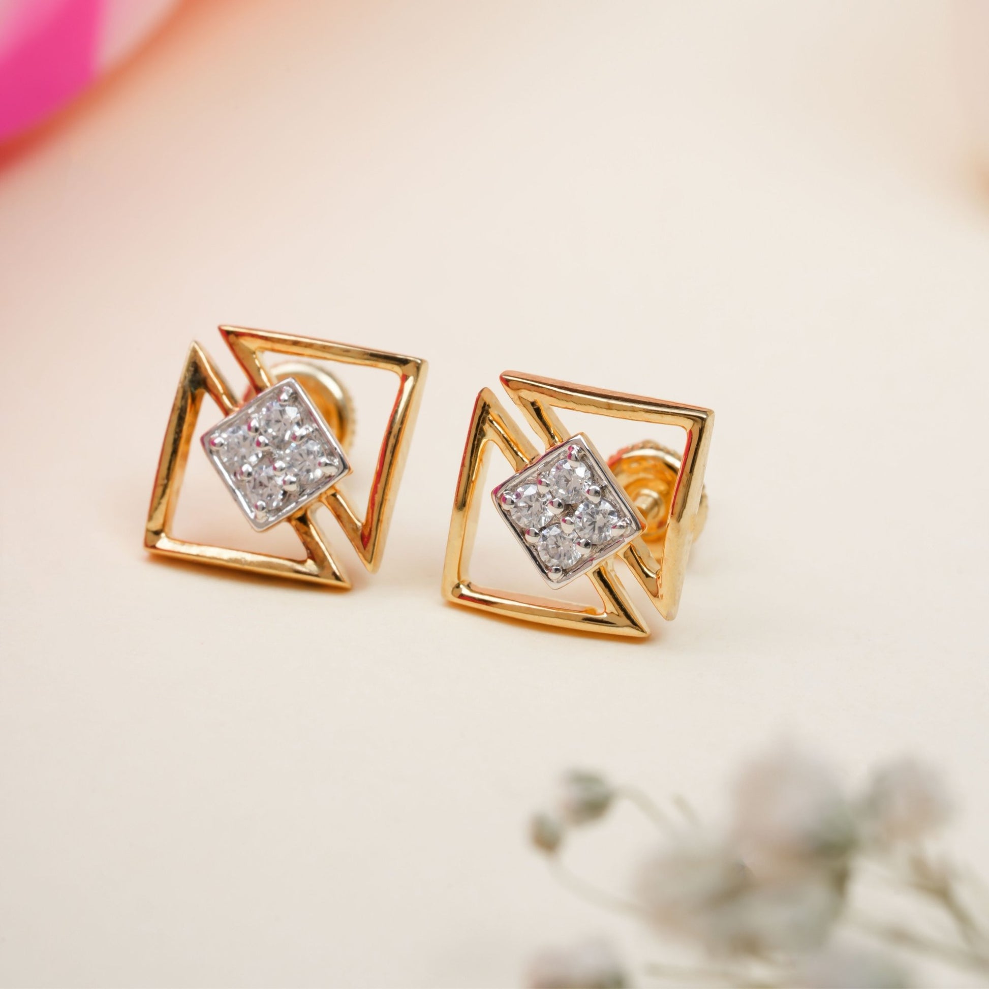 Sterling Sparkle Stud Earring - orebella - store