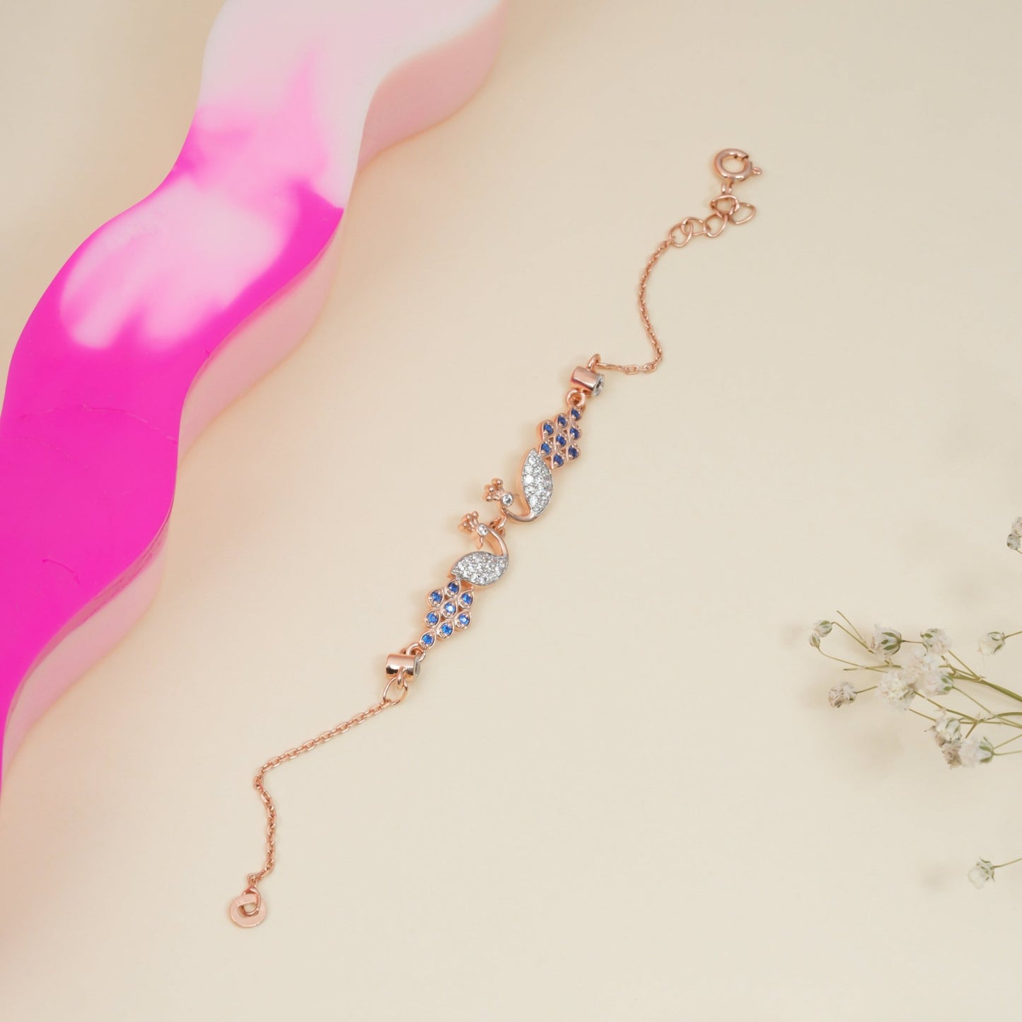 Vrinda Peacock Bracelet - orebella - store