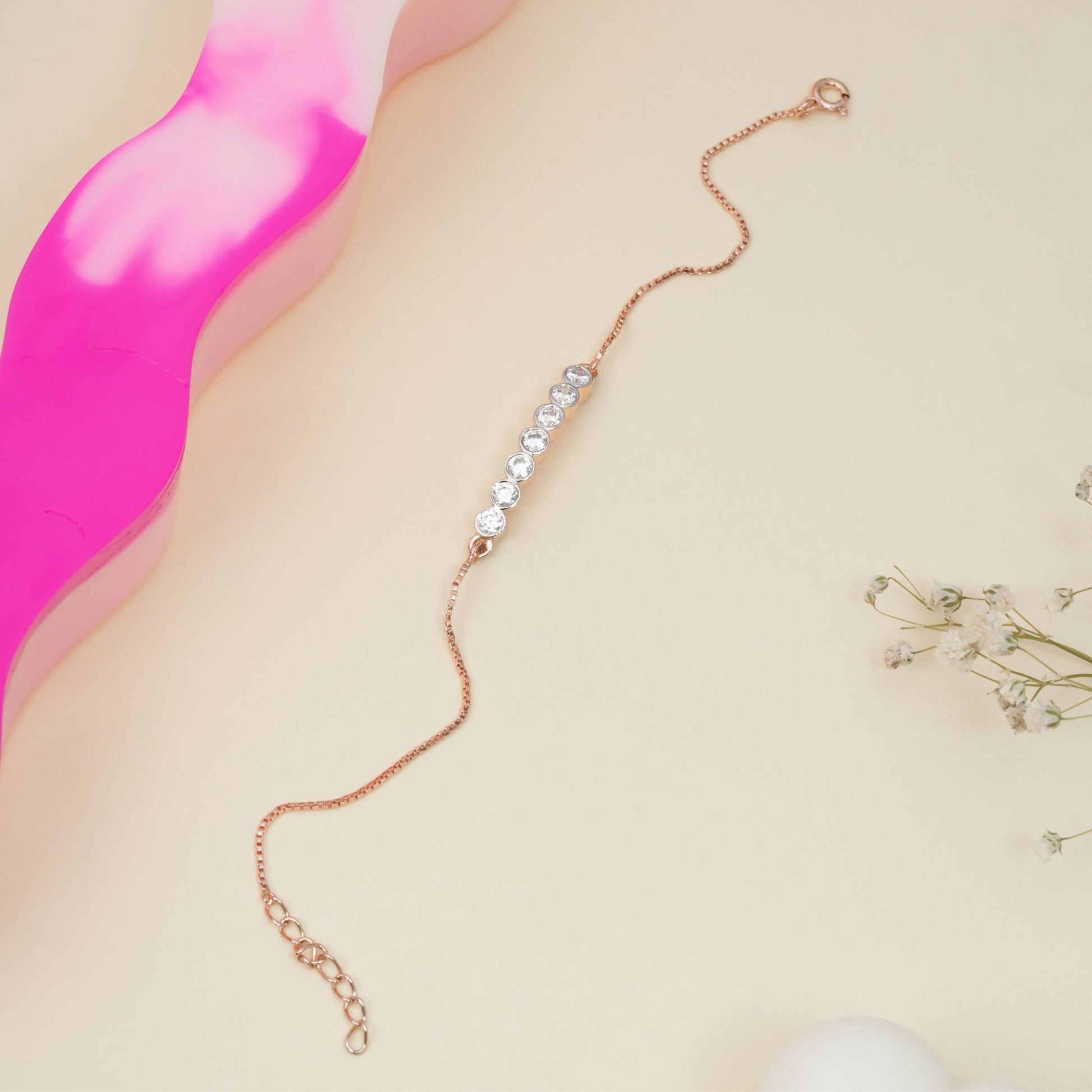 Zoya Round Diamond Bracelet - orebella - store