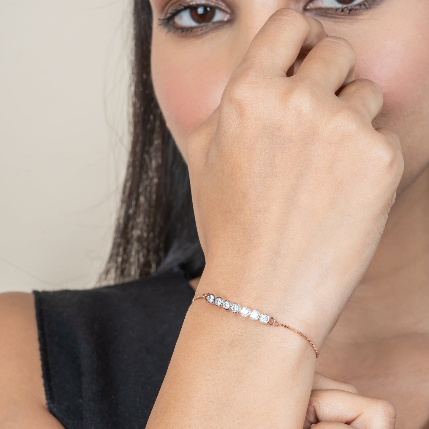 Zoya Round Diamond Bracelet - orebella - store